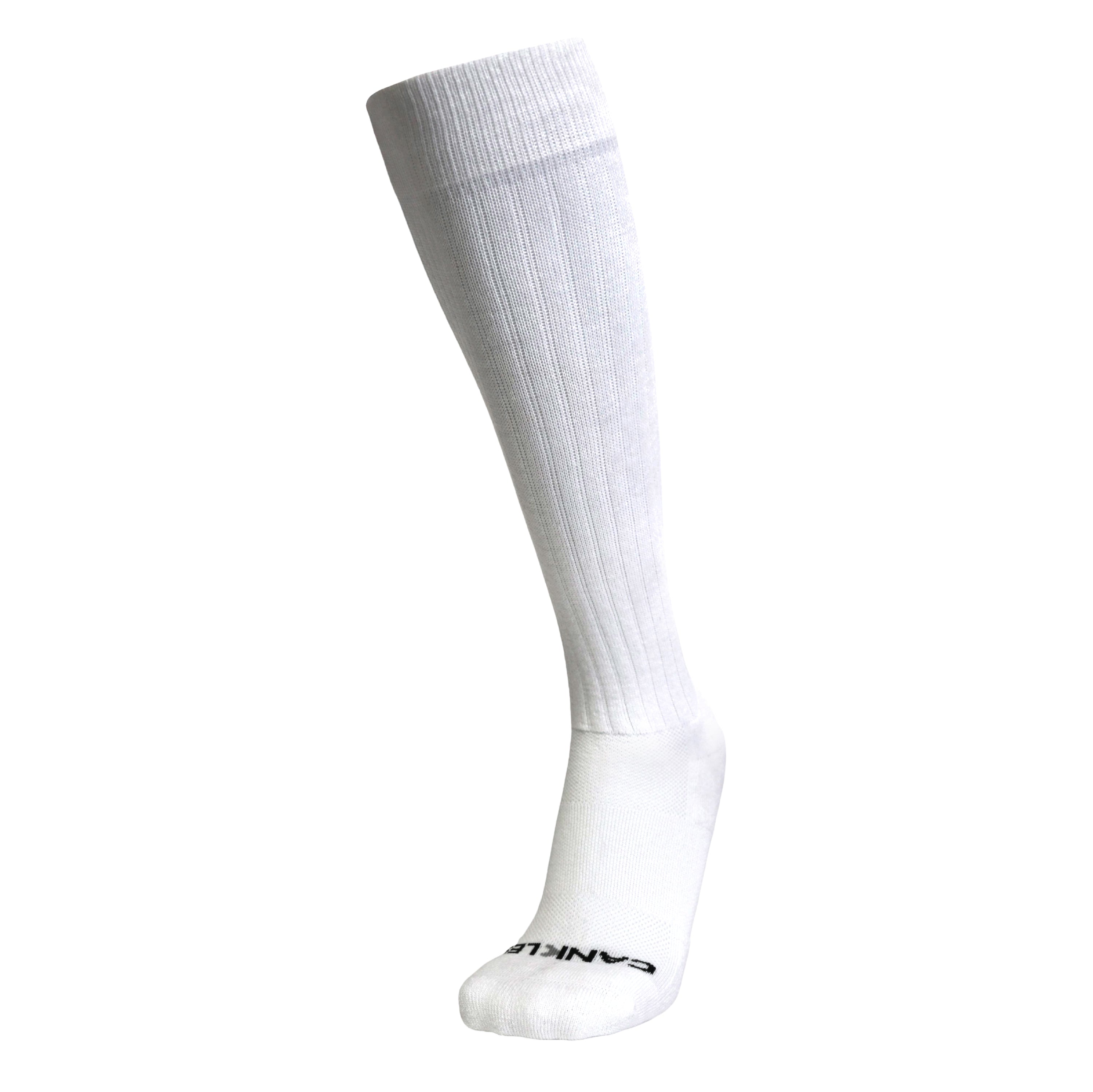 Cankles Over the Calf Sock - White