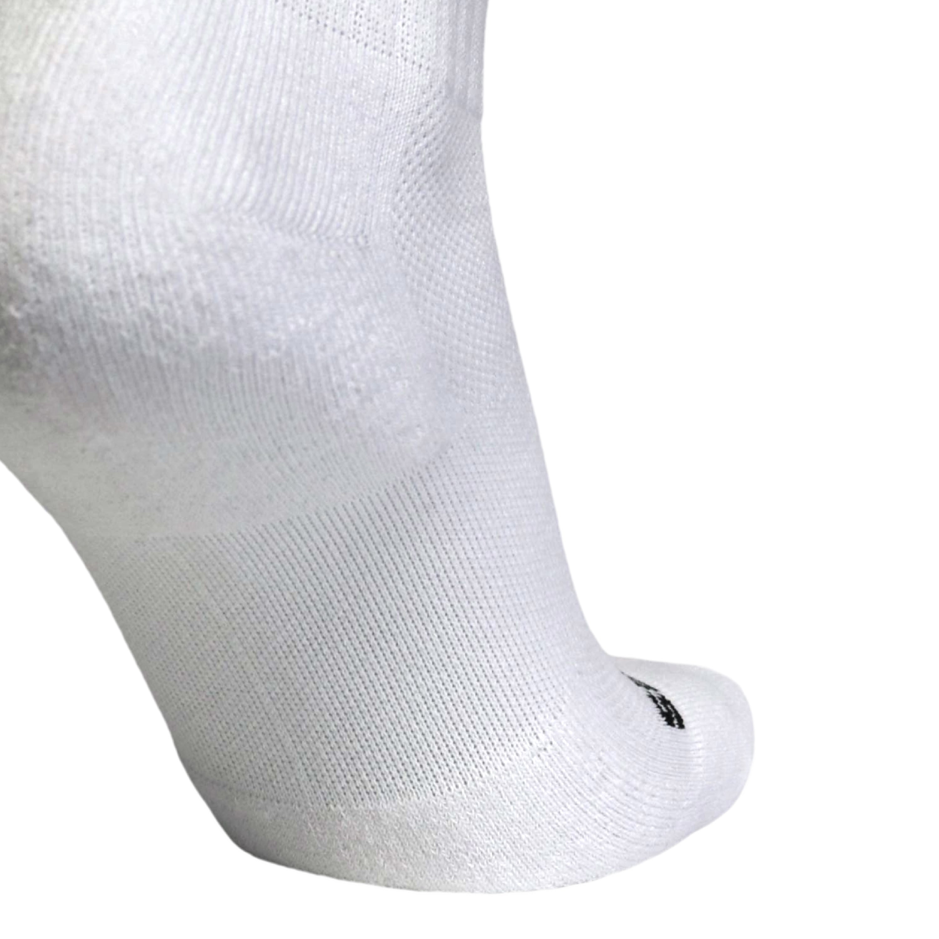 Cankles Over the Calf Sock - White